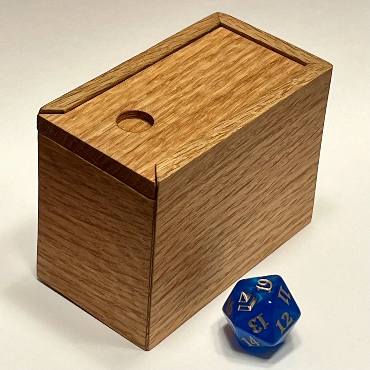 Red Oak Dice Box