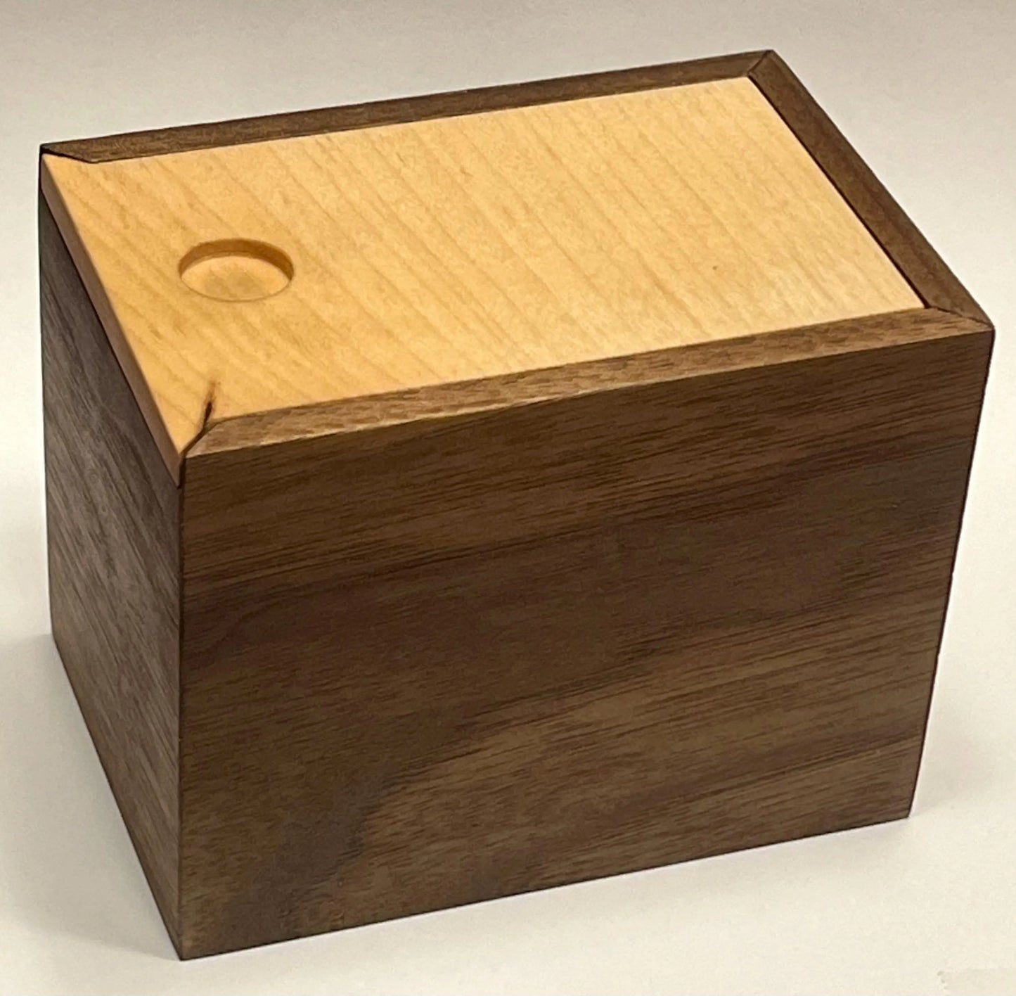 Walnut & Curly Maple Deck Box