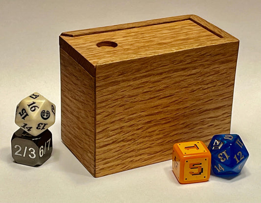 Red Oak Dice Box